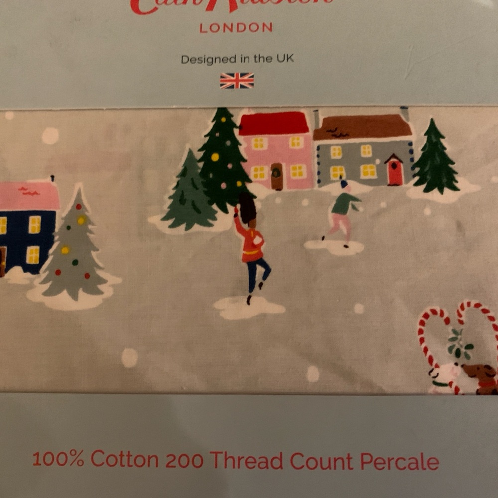 Christmas Themed Pillow Cases- Made in UK NEW W TAGS